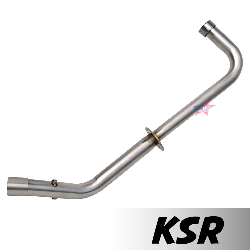 คอท่อเลส KSR ออกข้าง ตรงรุ่น คอท่อ สแตนเลสแท้ KSR ออกข้าง คอท่อสแตนเลสแท้ทั้งใบ เชื่อมสวยๆ งานเนี๊ยบ