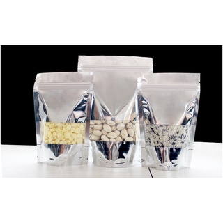 ถุงซิปล็อค ถุงฟอยด์ ถุงฟอยด์ทึบ ตั้งได้ (Aluminized) - Kradat