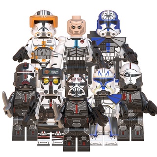 โมเดลฟิกเกอร์ The Bad Batch Star Clone Trooper Rex Cody Hunter Jesse Warsly ขนาดเล็ก ของเล่นสําหรับเด็ก