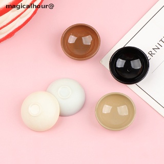 magicalhour 10pcs Miniature Bowl Dish Round 1/12 Scale Doll House Kitchen Dinning Accessory new