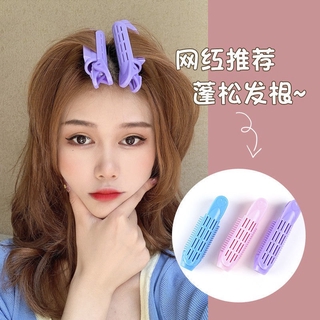 Korean girl fluffy hair clip to fix the hair roots, styling clip