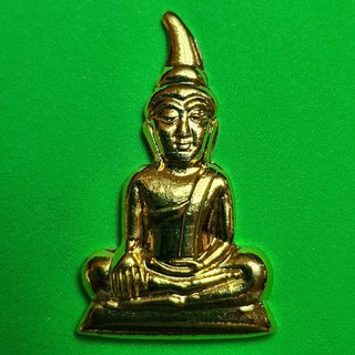 พระท่ากระดาน พระเครื่องพระท่ากระดานเนื้อทองแดงชุบทอง