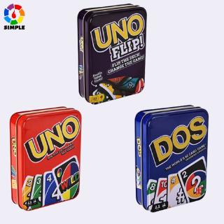 UNO Wild / UNO Flip / DOS Iron Box Game Classic