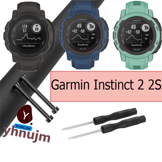 Garmin Instinct 2 ชุดสกรูเชื่อมต่อนาฬิกาข้อมือ ฟิล์มอะแดปเตอร์เชื่อมต่อโลหะ Garmin Instinct 2S