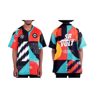 เสื้อกีฬาแขนสั้น ลาย Storebox X Voltra Jersey สําหรับเด็ก และผู้ใหญ่ ไซซ์ S - 5XL