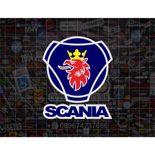 สติกเกอร์โลโก้ Bismania Scania ขนาด 8 ซม. สําหรับตกแต่ง