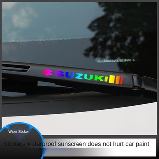 ที่ปัดน้ำฝนสติ๊กเกอร์ For Suzuki Wipers Sticker Vitara Swift XL7 Presso Dzire Jimny Ciaz Celerio Ertiga