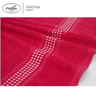 Frolina ผ้าขนหนูเช็ดตัว ขนาด 27x54 นิ้ว รุ่น Tartan