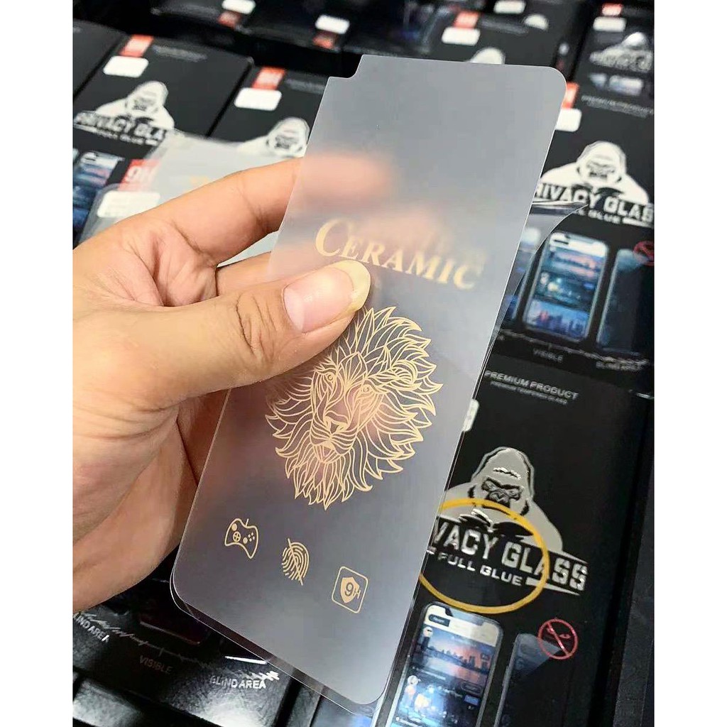 CERAMIC MATTE Anti Glare กระจกนิรภัย VIVO S1 PRO Y1S Y01 V5 V5S V9 V11 V11i V20 V20SE Z1 Y53s Y21 Vi
