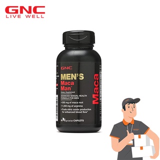 GNC Maca Man, Maca Root Arginine for Enhanced Blood Flow - 60 Vegetarian Capsules