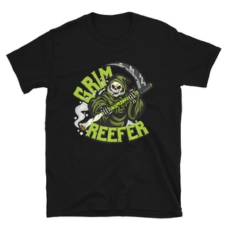 [100% Cotton] เสื้อยืดผ้าฝ้าย พิมพ์ลาย GRIM REEFER JEjklh86PLlfbp47