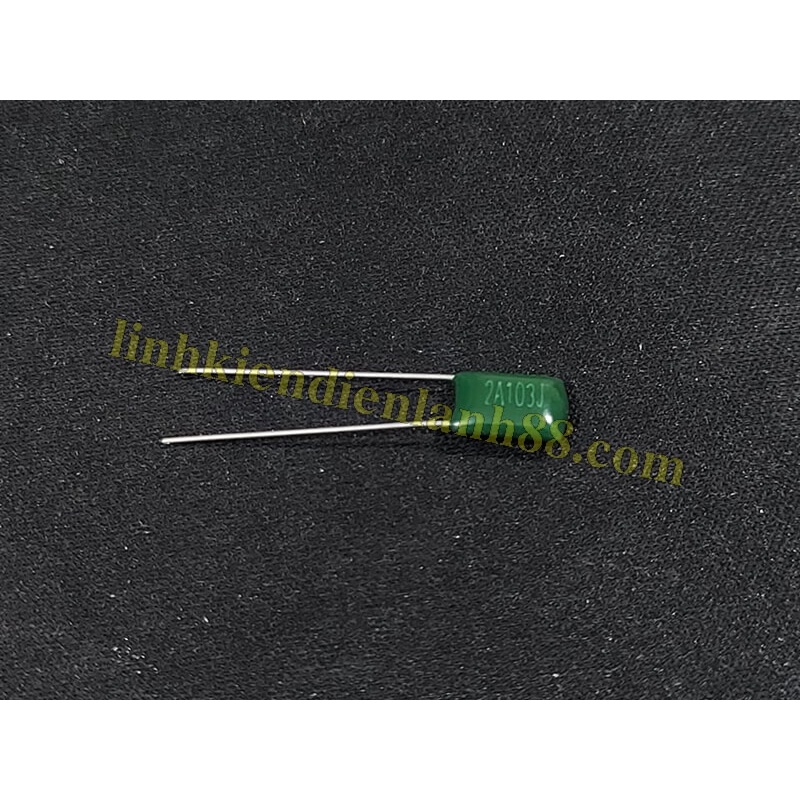 20 ชิ้นตัวเก็บประจุ Mica สีฟ้า 2A103J 103 103J 10nF 0.01uF 100V