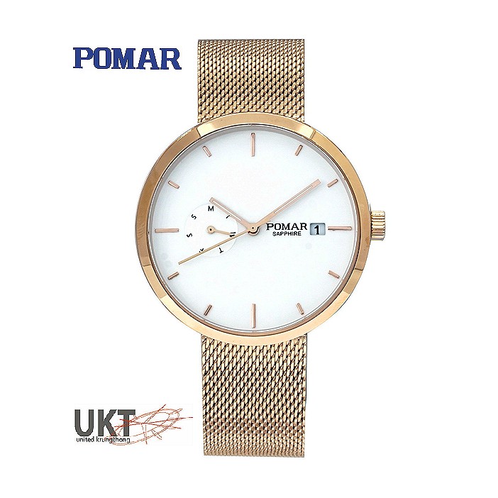 POMAR นาฬิการุ่น PM73554RG0213 หน้าขาว สำหรับผู้ชาย