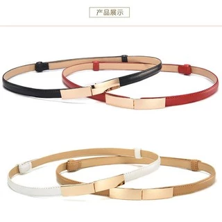 เข็มขัดแฟชั่นปรับสายมาใหม่ เข็มขัดหัวล็อค รุ่นไม่ต้องเจาะรู(หนังสวยมากๆ)