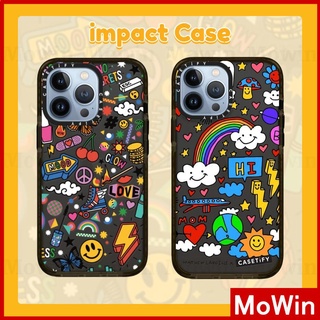 Mowin - เคสไอโฟน เคส iPhone ซิลิโคนนุ่มเคส TPU หนาป้องกันกล้องกรอบเคสกันกระแทกสีดำโปร่งแสงยิ้มการ์ตูนสไตล์กราฟฟิตีสำหรับ เข้ากันได้สำหรับ iPhone 13 Pro Max iPhone 12 Pro Max iPhone 11 Pro Max iPhone 7 Plus iPhone XR XS MAX 🥑MW🥝