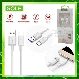 สายชาร์จ GOLF GC-42 High Speed 5A QC Type C Sync Data Charger Cable