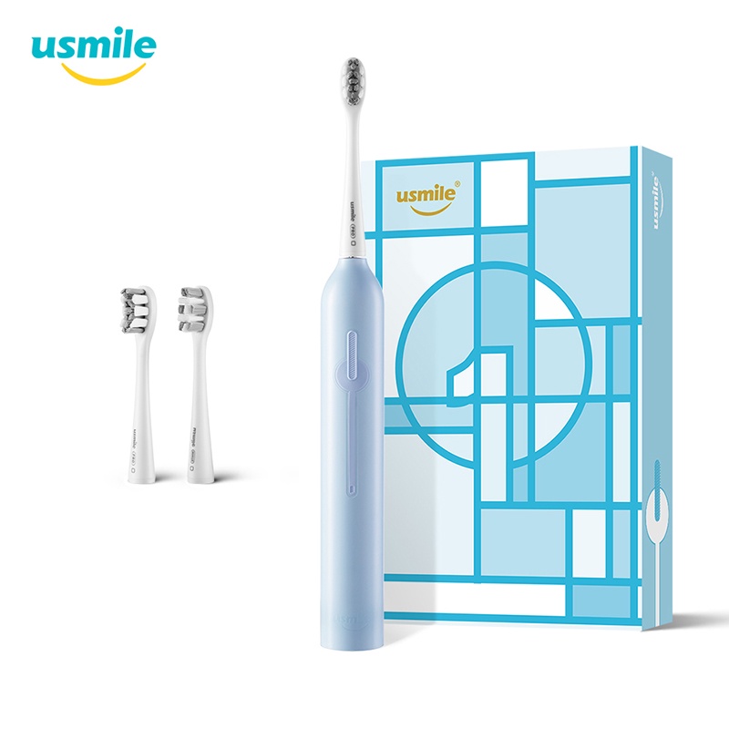 usmile P1 แปรงสีฟันไฟฟ้าแพ็คเกจคู่ ใช้งานนาน 180วัน ...
