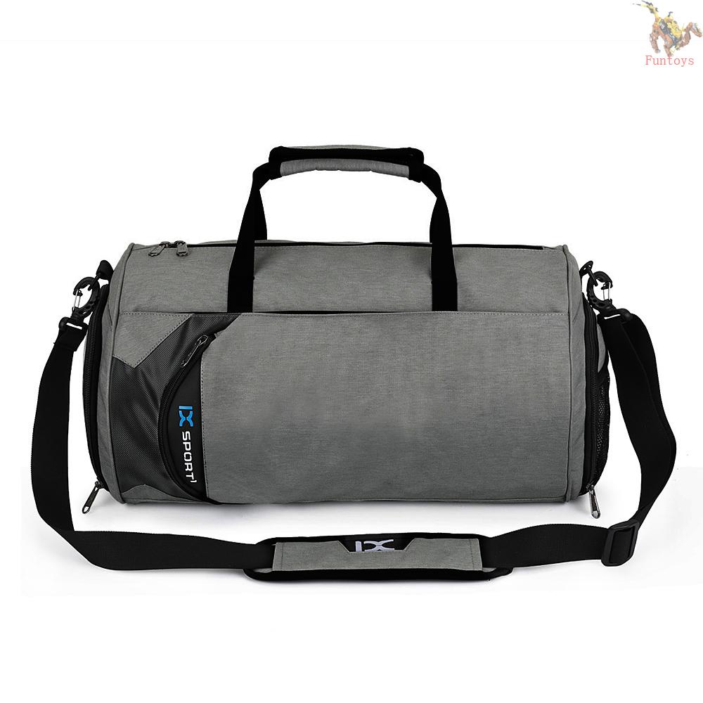 FUN.T 30L Waterproof Travel Duffele Bag with Separate Shoe Compartment