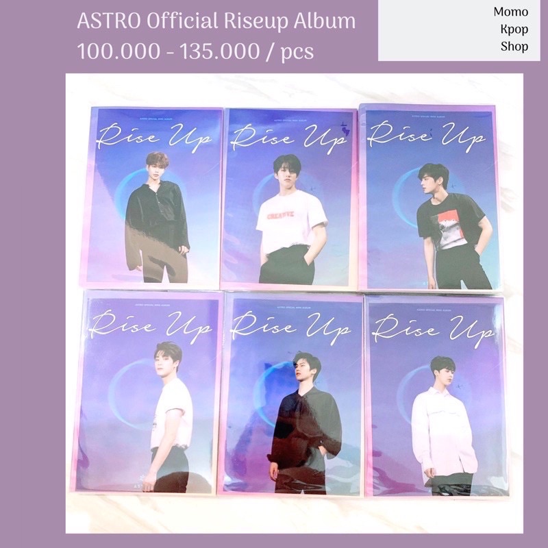 อัลบั้ม Astro Official Rise Up เท่านั้น