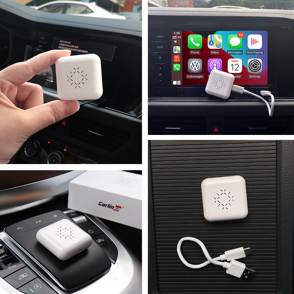 CarlinKit 3.0 Apple CarPlay Wireless Adapter Wired To Wireless CarPlay