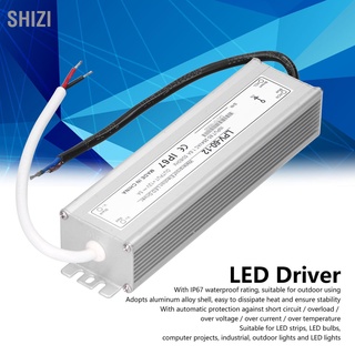 ShiZi พาวเวอร์ซัพพลายอลูมิเนียมอัลลอย กันน้ำ สําหรับ Dc 12V 60W