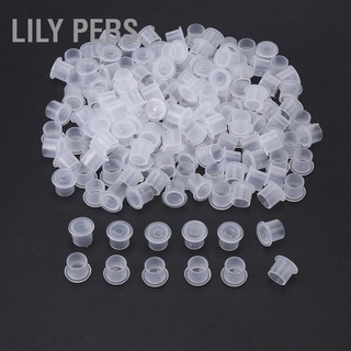 Lily Pers ชุดถ้วยหมึกสําหรับสักคิ้ว 11 มม. 1000 ชิ้น