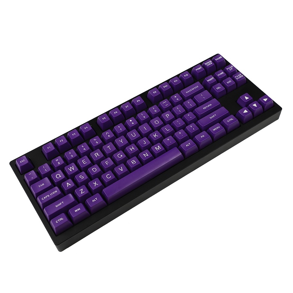 YMDK SA โปรไฟล์ 112 คีย์ Double Shot Non Shine ผ่านหนา ABS Ball Shape Keyset ANSI ISO 61 87 TKL104 1