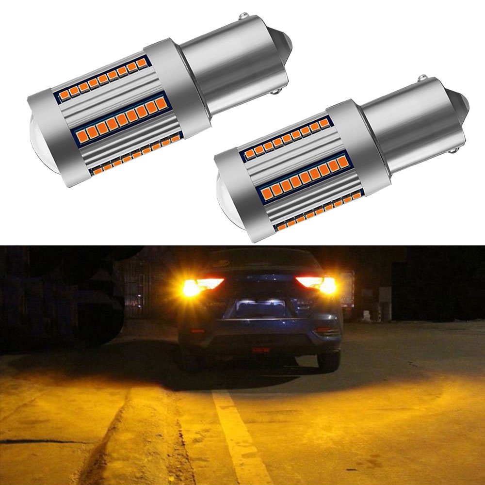 Tuffoo หลอดไฟเลี้ยวรถยนต์ Led T20 7440 Wy21W 1156 P21W Ba15S PY21W Bau15S 12v 2 ชิ้น