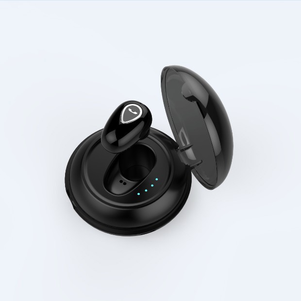 Bluetooth 5.0 Earphone Mini In-ear Magnetic Single Ear Headphone with Charging Bin