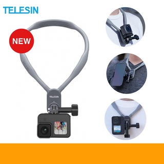 TELESIN Magnetic Neck Camera Holder Mount สายคล้องคอ แม่เหล็ก สำหรับ Action Cam GoPro 11 10 9 8 7 6 5 Camera Smartphone