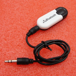 Bluetooth USB บลูทูธมิวสิครับสัญญาณเสียง 3.5mm รุ่น HJX-001 แจ็คสเตอริโอไร้สาย USB A2DP Blutooth สำหรับรถ หูฟัง