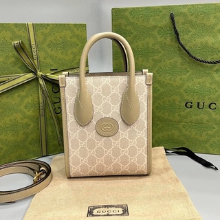 🔥ผ่อนได้🔥Gucci Tote Size 16 cm งาน Original อุปกรณ์ : Full Box Set