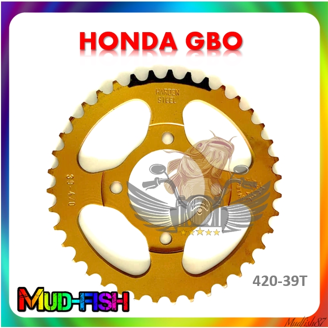 HONDA GBO REAR SPROCKET M 30T, 34T~ 39T C70, EX5 (420)