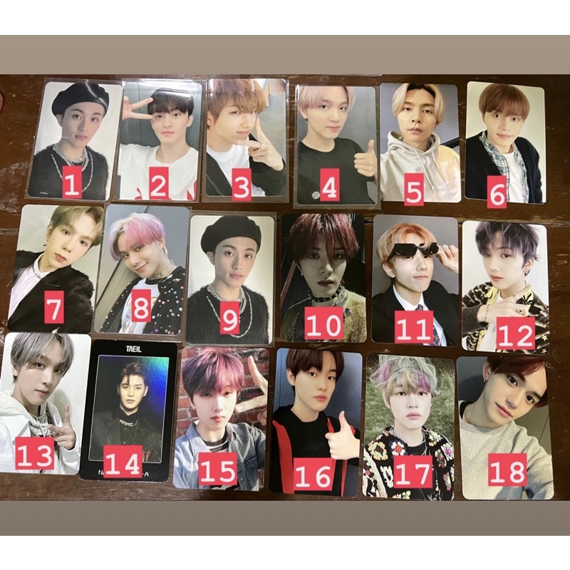 การ์ด nct พร้อมส่ง (nct127 nct dream wayv)