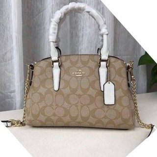 COACH MINI SAGE CARRYALL IN SIGNATURE BAG