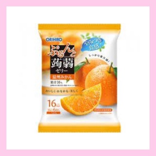 เจลลี่รสส้มญี่ปุ่น Purun and Konjac Jelly Pouch Wenshu Mikan  120g