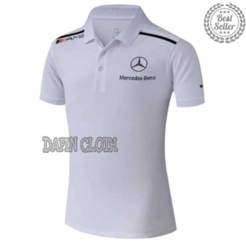 เสื้อโปโล เสื้อคอปกผู้ชาย Mercy Amg Mercedes Benz High