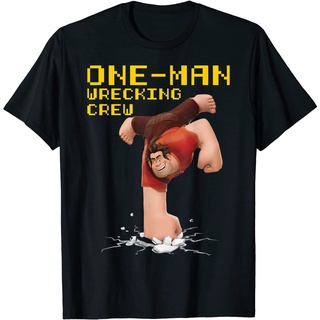 ราคาระเบิดเสื้อยืด พิมพ์ลายกราฟิก Disney Wreck It Ralph 2 Wrecking CrewS-3XL