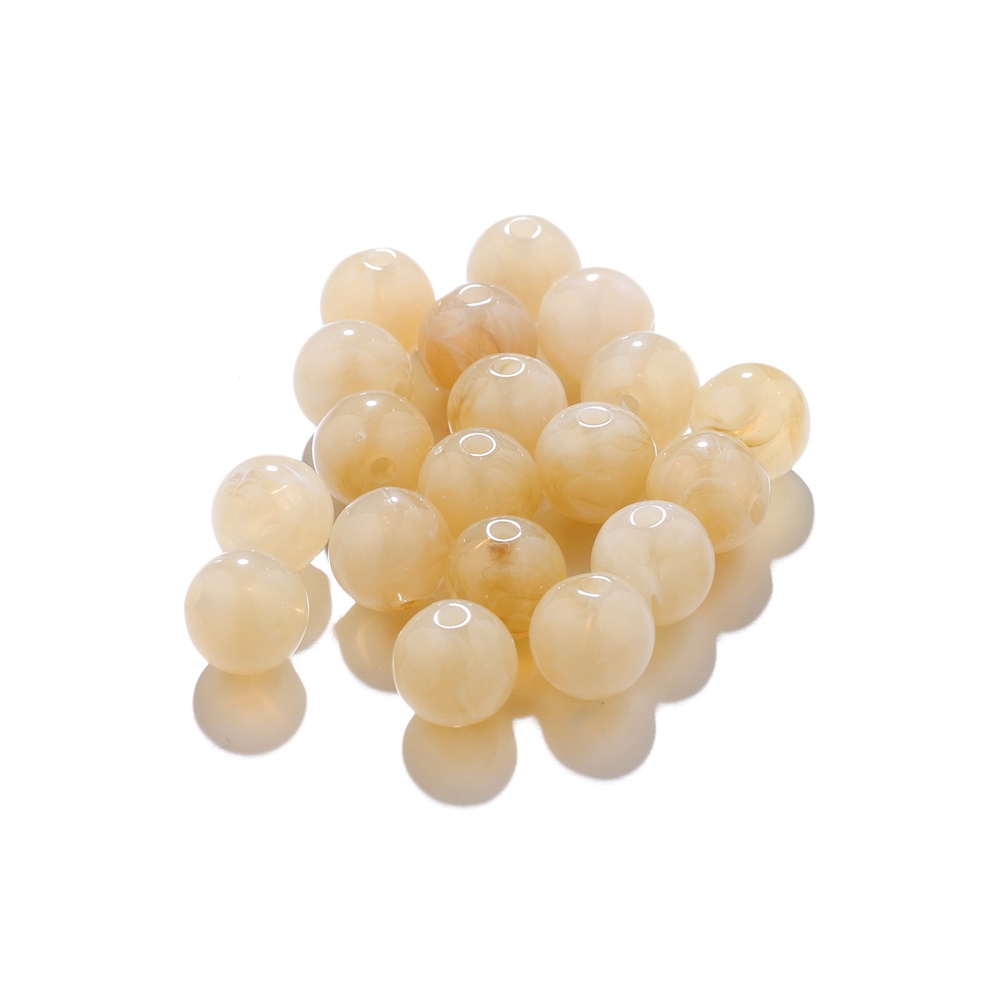 St.kunkka 50 ชิ้น 6 มม ลูกปัดหินเทียม อะคริลิค 34 สี สําหรับทําสร้อยคอ สร้อยข้อมือ DIY - รูปที่ 4