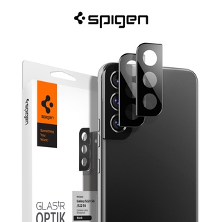 Spigen Galaxy S22+ เลนส์ออปติก Samsung S22 ตัวป้องกันเลนส์กล้อง กระจกนิรภัย ป้องกันรอยขีดข่วน (2 แพ็ค)