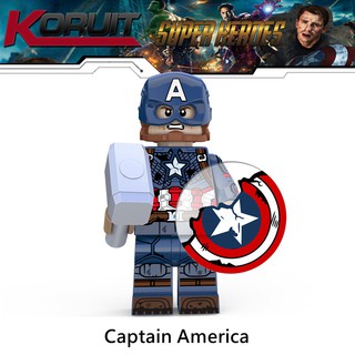 xp 228 เลโก้ตัวต่อ marvel avengers 4 captain america ของเล่นสําหรับเด็ก