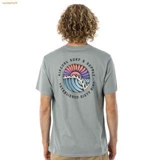 จัดส่งจากประเทศไทยRIP CURL  เสื้อยืด CTETP9 SUNSETS TEE W21