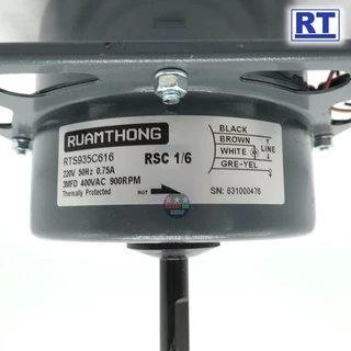 มอเตอร์คอยล์ร้อนรวมทอง แบบปีก ลูกใหญ่ RT 1/4 1/6 และ 1/8HP แกน1/2นิ้ว หมุนขวา แอร์ทั่วไปเทียบรุ่น มอเตอร์คอนเดนซิ่งแอร์