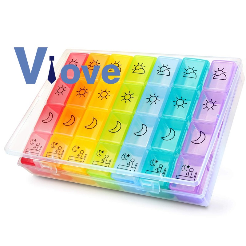 Weekly Organizer กล่องยาขนาดใหญ่พิเศษ (7-Day / 4-Times-A-Day)