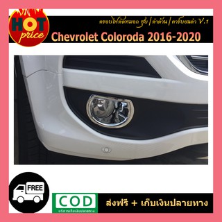 ครอบไฟตัดหมอก Colorado 2016-2020 V.1 คาร์บอนดำ