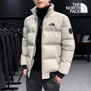 The NORTH Face เสื้อแจ็กเก็ต ผ้าฝ้าย 100% สีพื้น อบอุ่น เรียบง่าย สําหรับผู้ชาย