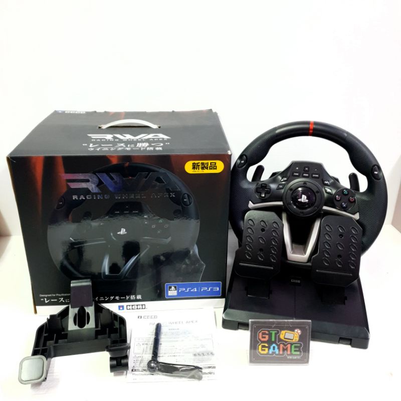 RWA RACING WHEEL APEX Boxed 🏎💨 🕶 FOR PS4/PS3/PC (PS4-052) 95%
