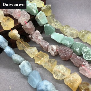 Natural Gravel Raw Stone กรวดธรรมชาติหินดิบมะนาวโรสควอตซ์พลอยสีเขียวสีเขียว Aventurine Citrine