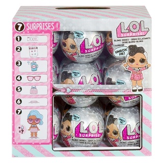 ✢◎MGA LOL Surprise Doll Demolition Ball Flash Doll Series ของเล่นเด็ก เคาน์เตอร์ ธนาคารแห่งชาติ แท้ 556237