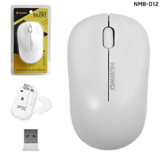 ราคาWireless Mouse NUBWO ไร้เสียงคลิก (NMB-012) มี 3 สี พร้อมส่งใน 24 ชม